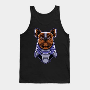 cyborg dog illustration Tank Top